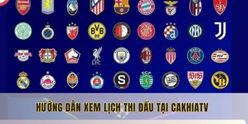 Thực hiện 3 bước để được cập nhật lịch thi đấu chi tiết