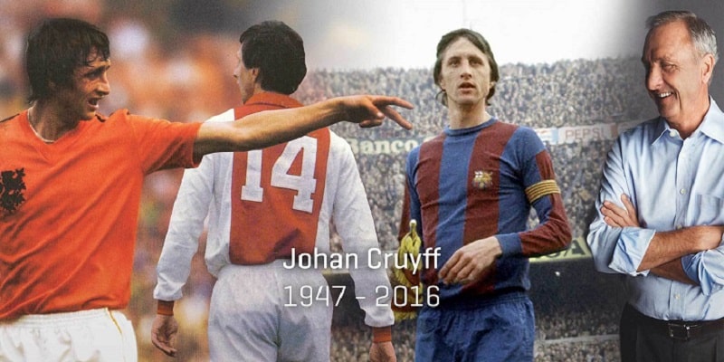 Johan Cruyff có tầm ảnh hưởng lớn đến nền bóng đá cận đại