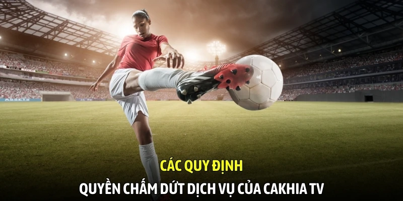 Các quy định quyền chấm dứt dịch vụ của Cakhia TV